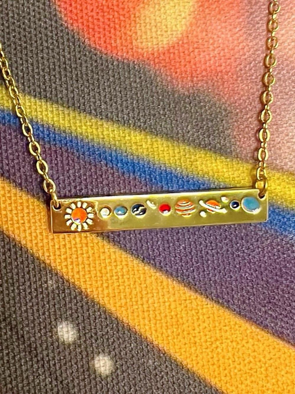 Solar System Necklace